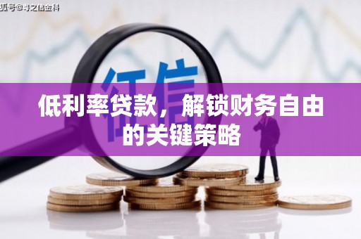 德安低利率贷款，解锁财务自由的关键策略