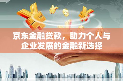 德安京东金融贷款，助力个人与企业发展的金融新选择