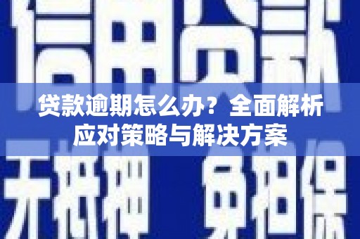 德安贷款逾期怎么办？全面解析应对策略与解决方案