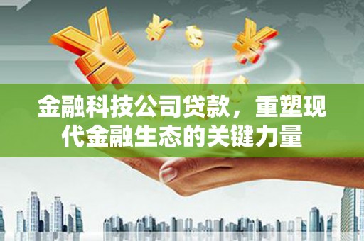 德安金融科技公司贷款，重塑现代金融生态的关键力量