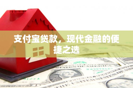 德安支付宝贷款，现代金融的便捷之选