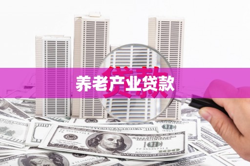 德安养老产业贷款