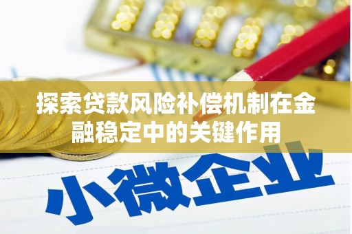 德安探索贷款风险补偿机制在金融稳定中的关键作用